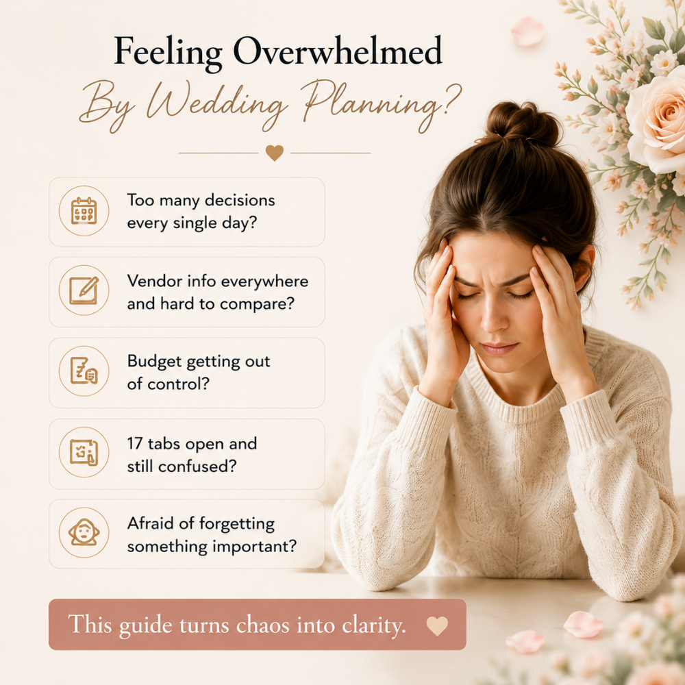 The NEW Complete Wedding Guide 2026 | Budget Tracker, Checklists, Vendor Scripts (PDF + Google Sheets)